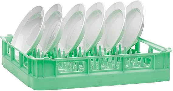 Dishwasher Basket for Plates | Plate Peg Rack | 500x500mm | 18 Flat or 12 Deep Plates