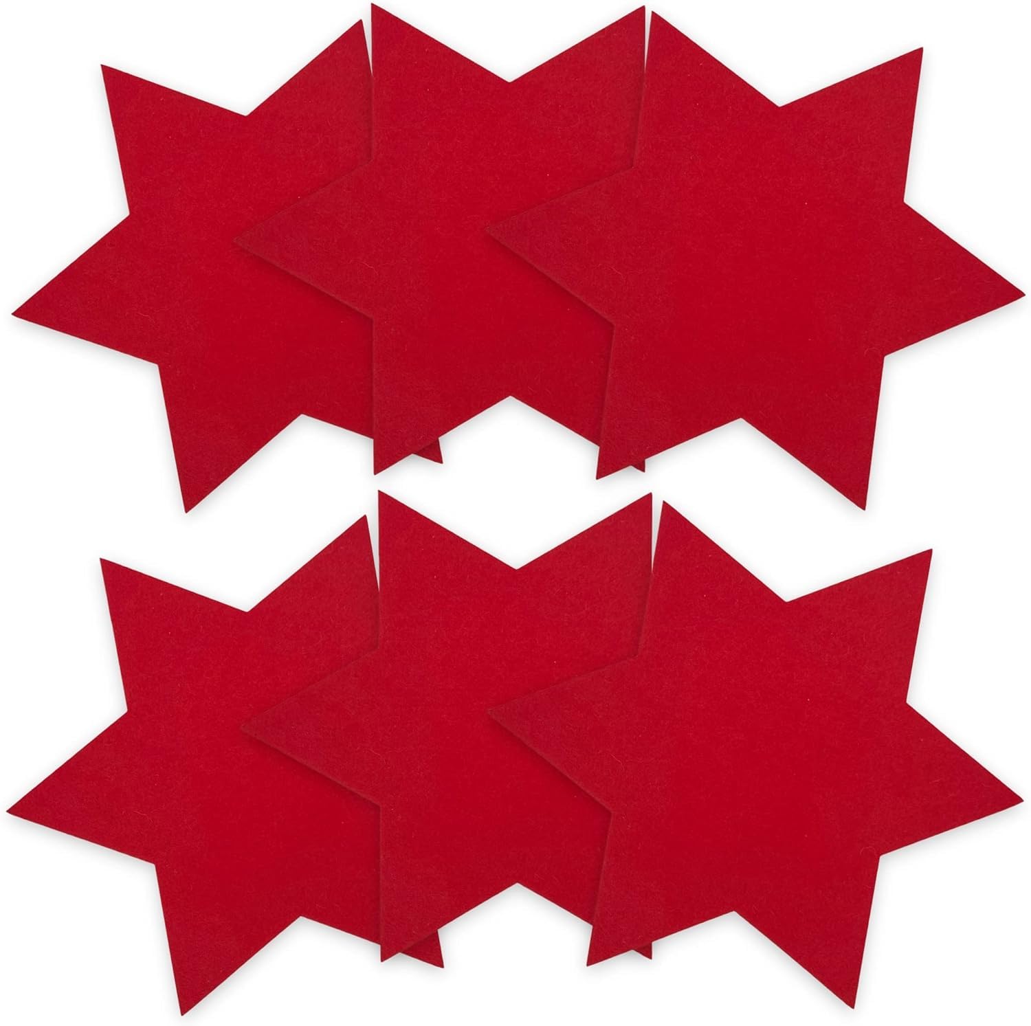 Lot De 4 Dessous De Verre Hexagonaux En Feutre - Gris