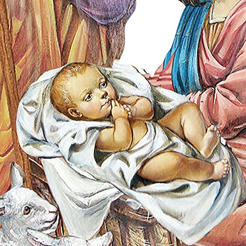 Christmas Nativity Set Holiday Wooden Freestanding Outdoor Decoration Set Art By G.debrekht Fs8114030 - Designocracy #TOP7