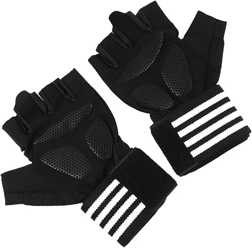 1 Pair Fingerless Gloves Exercise Gloves for Men Cycling Gloves Weighted Gloves Hand Muffs for Men Workout Gloves Sports Gloves Weightlifting Half