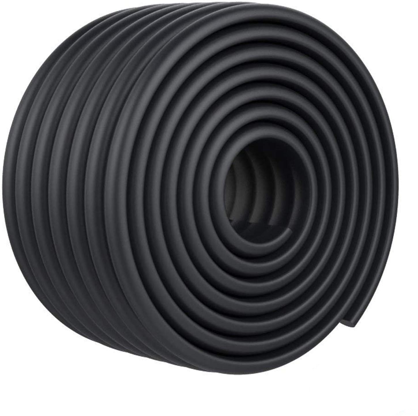 LoiisgyProofing Edge Guards for Baby, 4 Meters Extra Wide Edge Protectors with 3M Strong Adhesive Tapes for Table, Desk, Proof Corners and Edges for Baby (Black)
