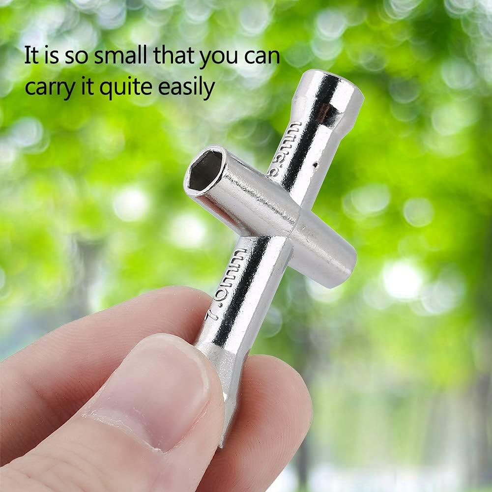 Cross Wrench Tool Versatile Hexagon Wrench Accessory Tools Socket Spanner for M2 M2.5 M3 M4 Screws and Nuts