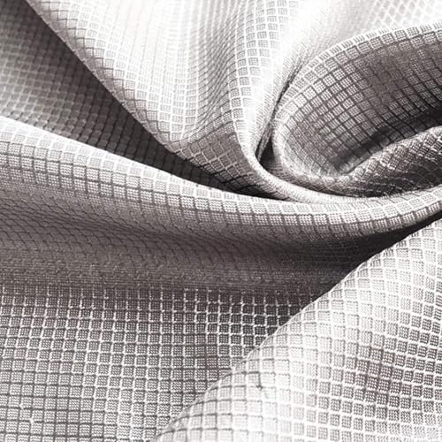 Matériau de blocage EMF et tissu Faraday anti-RFID couleur silver