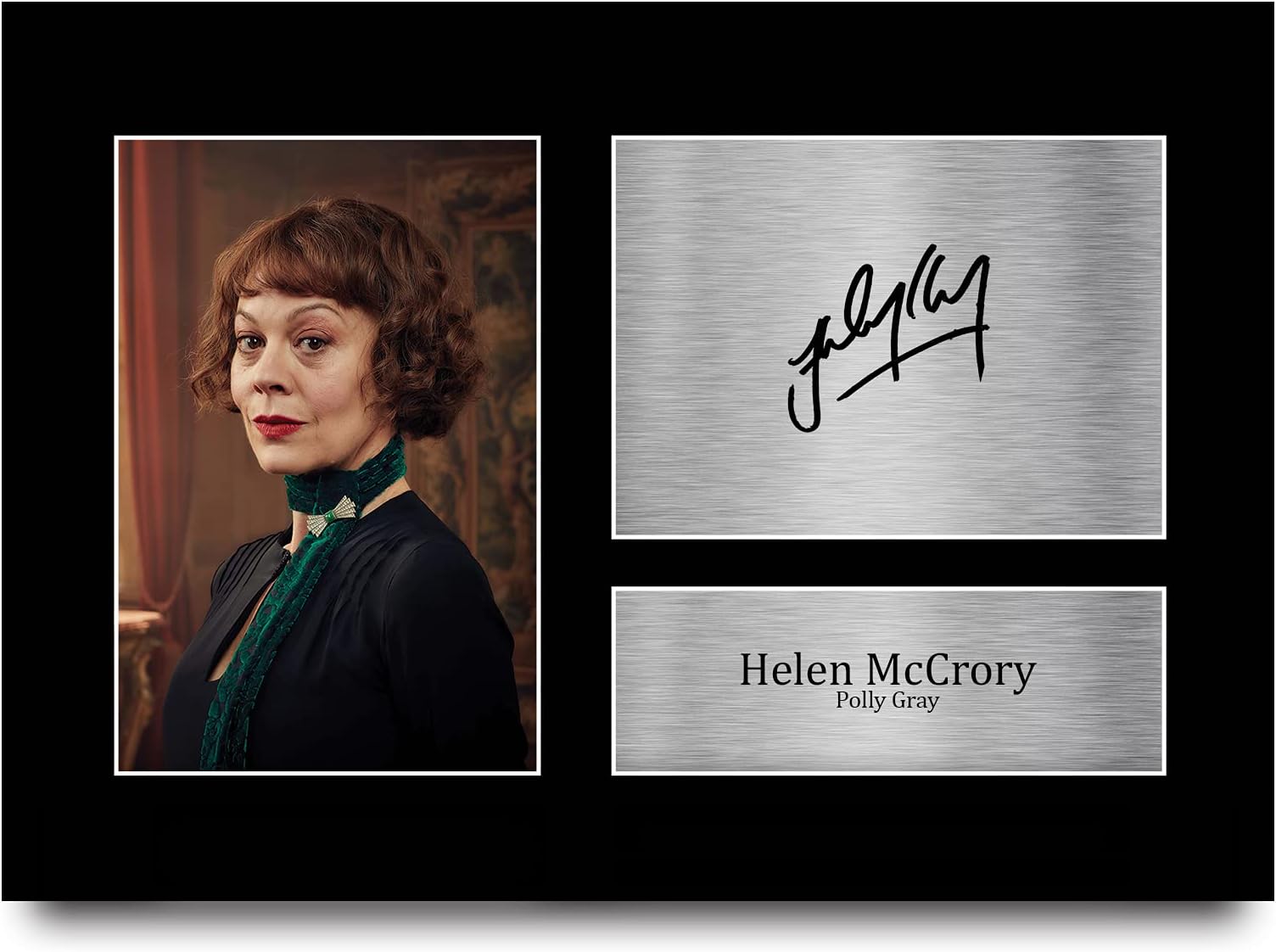 HWC Trading A4 Helen McCrory Peaky Blinders polly Gifts Printed Signed Autograph Picture for TV Show Fans