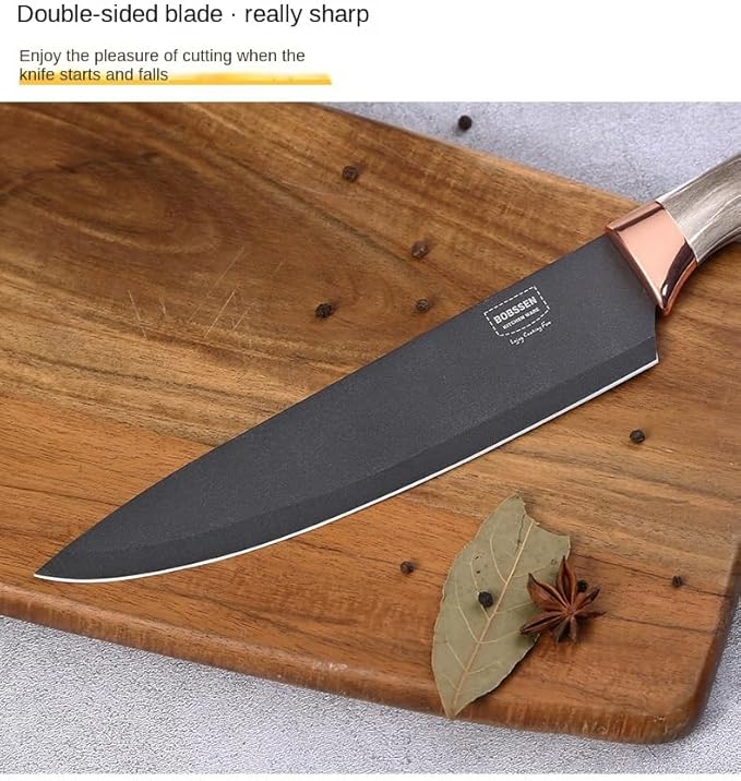 Set Cuchillos Cocina 7 Piezas Acero Inoxidable miniatura 7