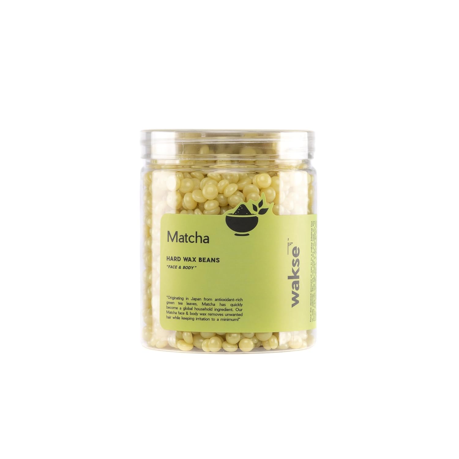 wakse Botanical Waxing Kit, 6 Face & Body Hard Wax Beads with Applicator and Melting Pot