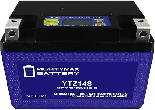 Miniatura 3 de YTZ14S - Batería de repuesto de litio compatible con Power-Sonic PTZ14S