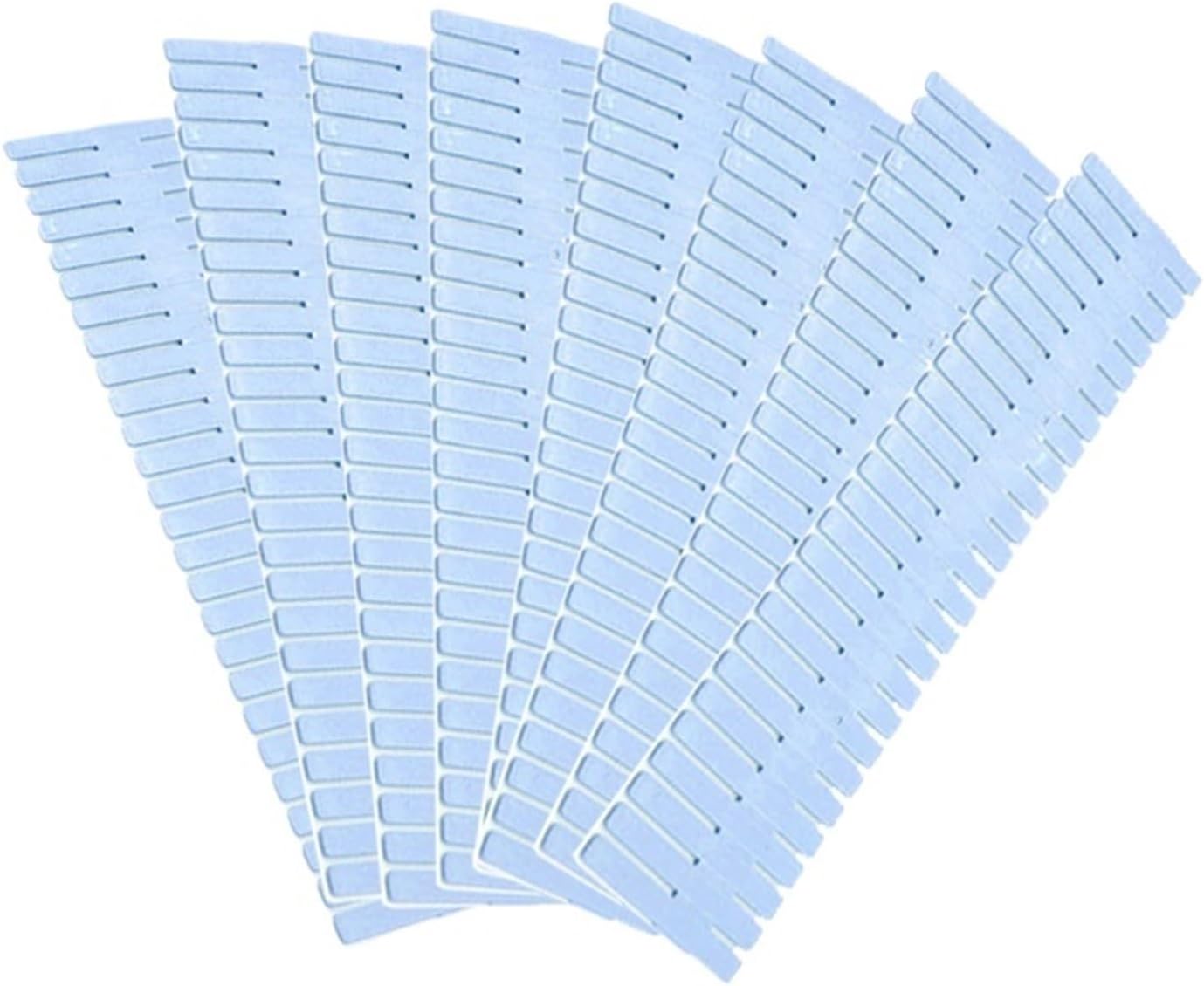 4/8Pcs Adjustable Drawer Divider Household Storage Partition Space-saving Wardrobe Closet Separator For Clothes(Blue 8 pieces)