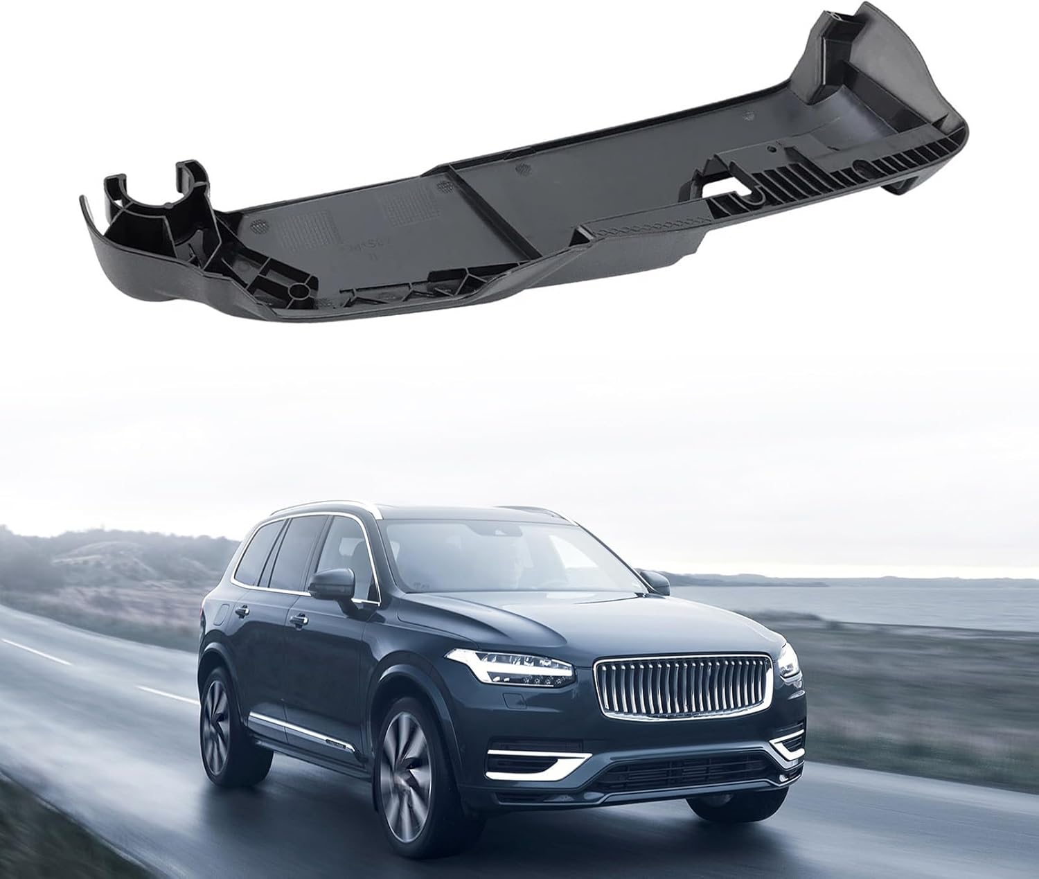 Front Right Side RH Switch Panel Trim Cover, For Volvo XC90 2005-2014 39802016 39802020, Black Switch Housing Trim Bezel Panel Replacement