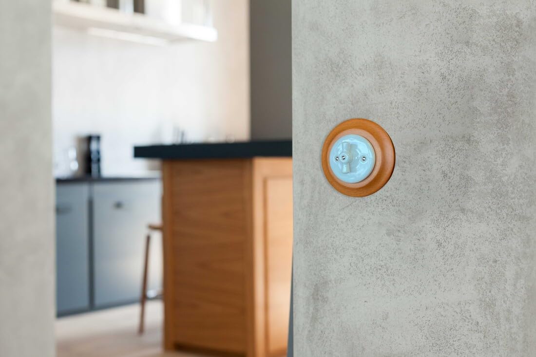 Image secondaire de Cadre Encastrable Élégant en Porcelaine Blanche pour Éclairage Intérieur