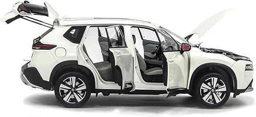 Miniatura 8 de Coche fundido a presión a escala 1/18 Rogue 2022 para adultos, colección Blanco