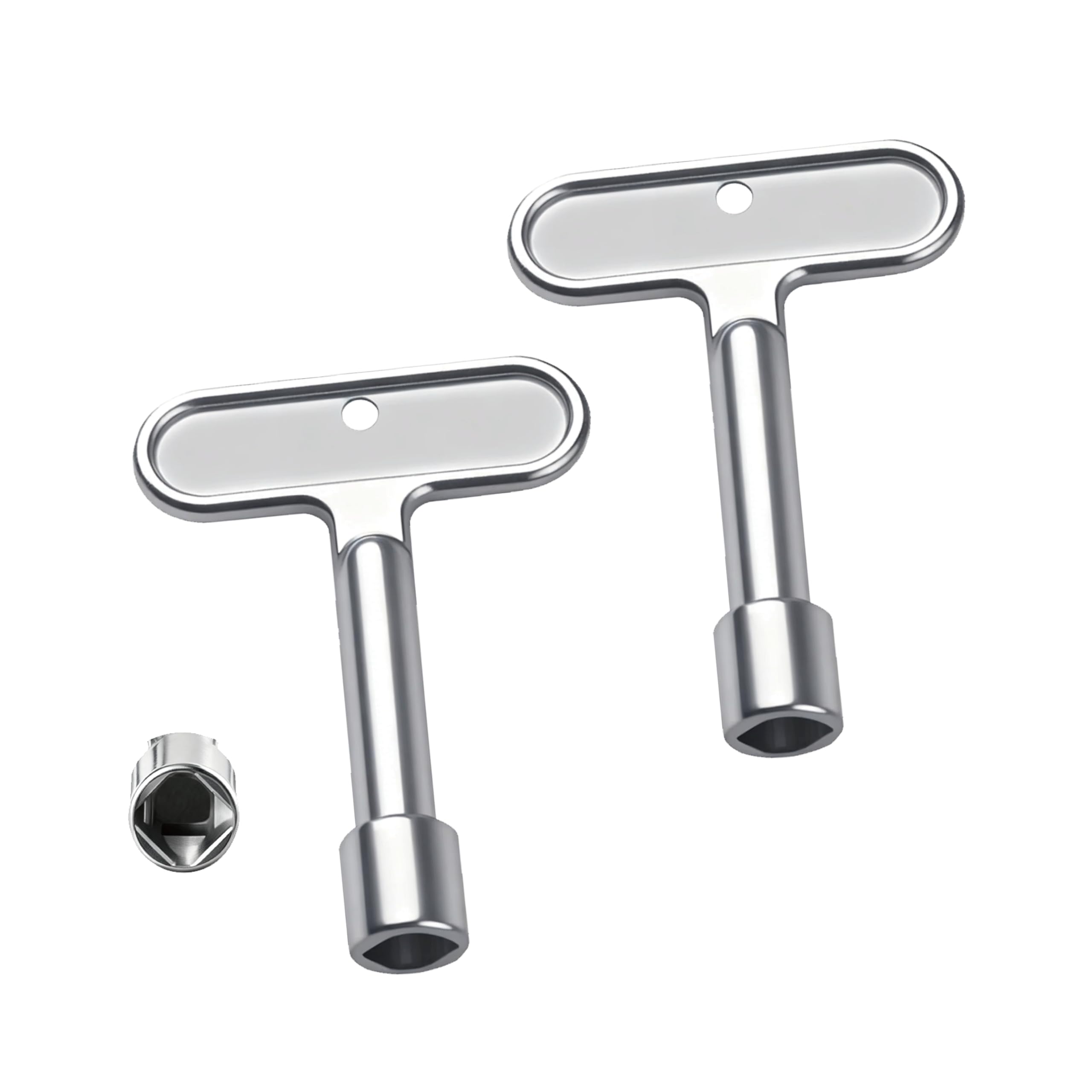 QRYIPGK 2Pcs P1300-PART-13-KEY Fire Hydrant and Water Spigot Key, Outdoor Faucet Lock Tool for Wall Hydrant, Fits Faucet Wrenches, Fire Hydrants and Hose Box Keys