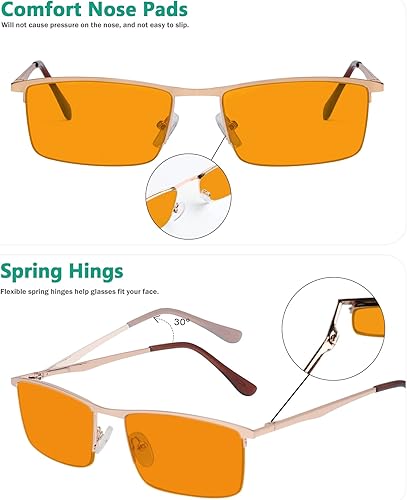 Miniatura 4 de Eyekepper Bisagras de resorte de calidad para lectores de computadora de medio borde