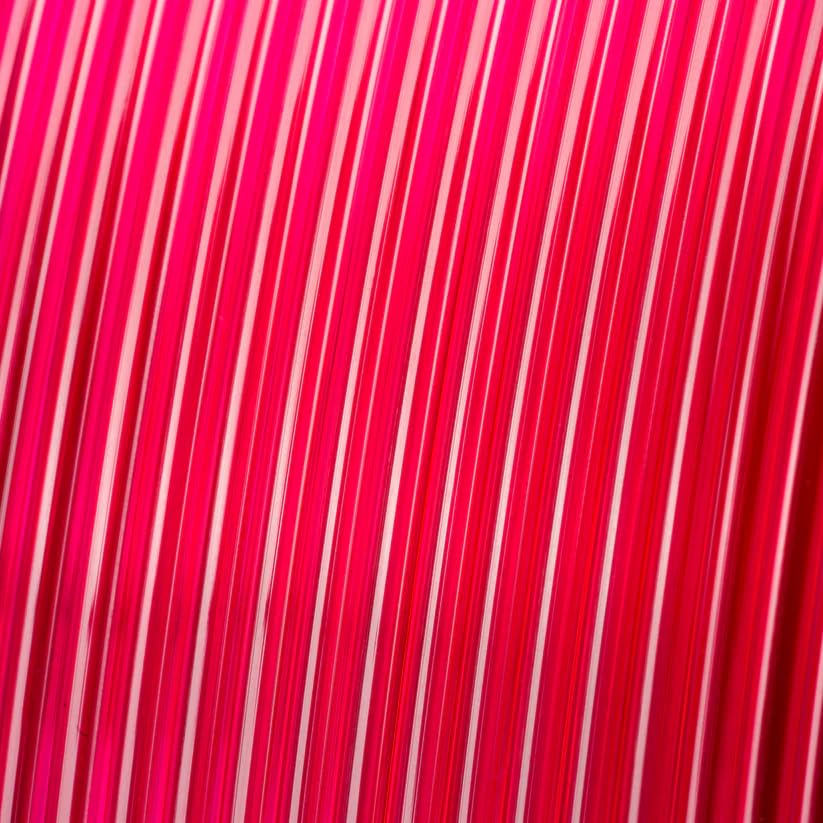 Image of Numakers PETG Translucent 3D Printer Filament Semi-Clear Glossy Finish 1.75mm 1 Kg Spool Strong Layer Adhesion Low Warp High Durability (Hot Pink)