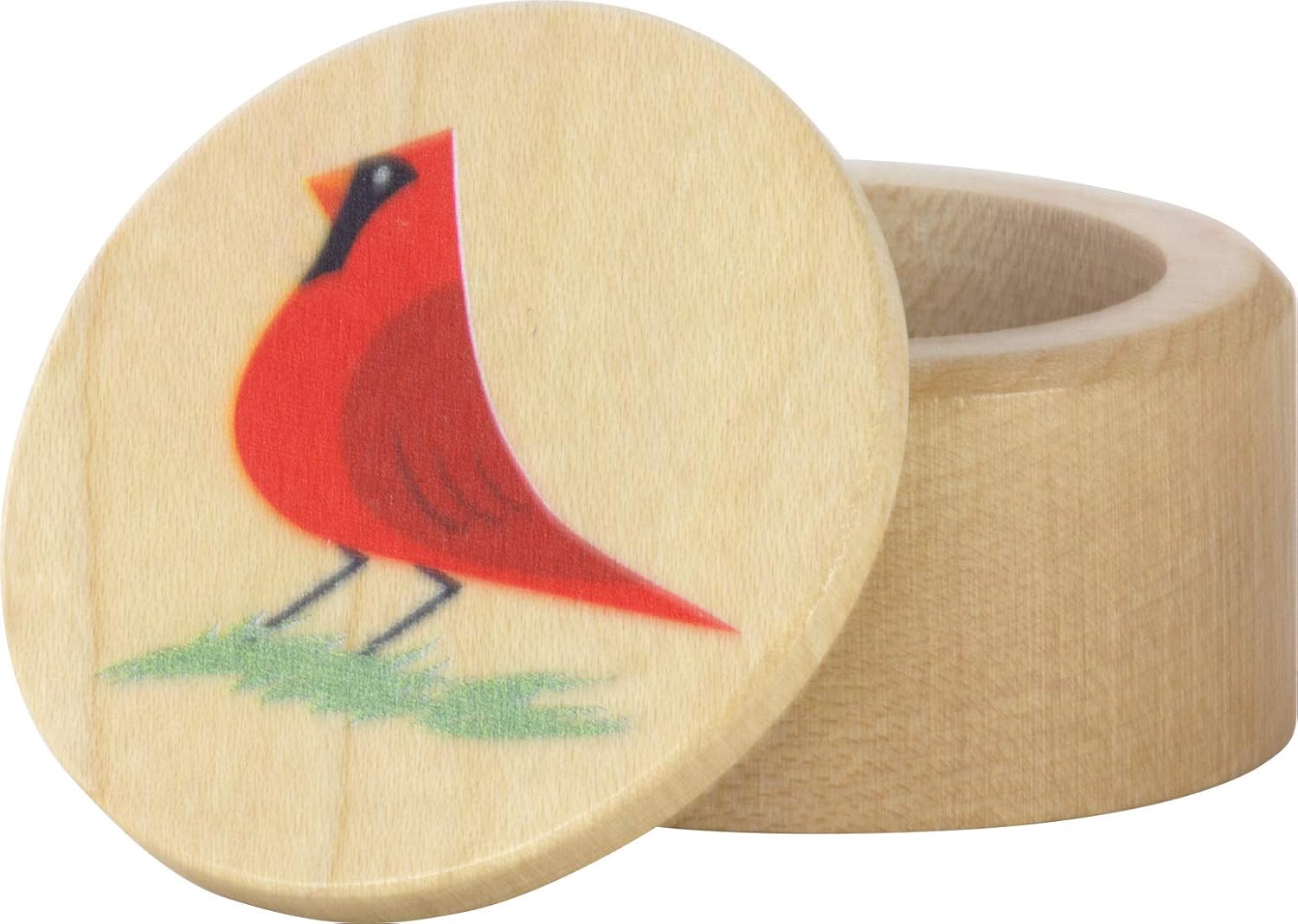 Maple Landmark Cardinal Trinket Box - Made in USA