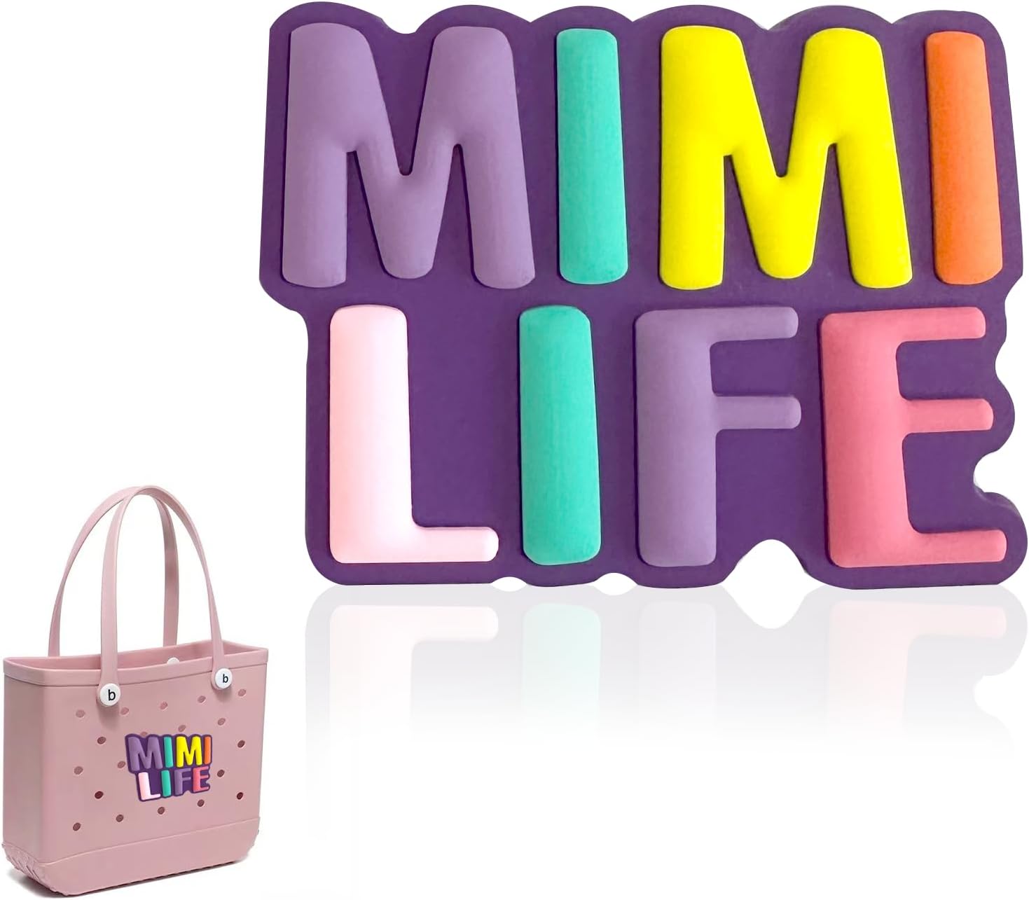 A&H Zier Bag Accessories Silicone Charm for Bogg Bag Fade-Resistant 0.5cm Thick Compatible With Most Bogg Bag