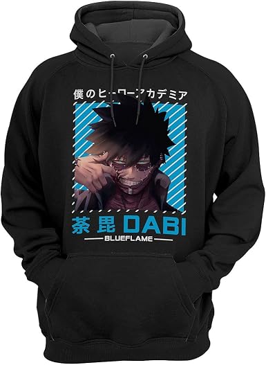 Amazon.com: HUNTER135 Dabi My Hero Academia Sudadera con capucha - Boku No  Hero Academia - Bnha - Mha - Touya Todoroki - Sudadera con capucha pesada -  Sudadera de forro polar manga
