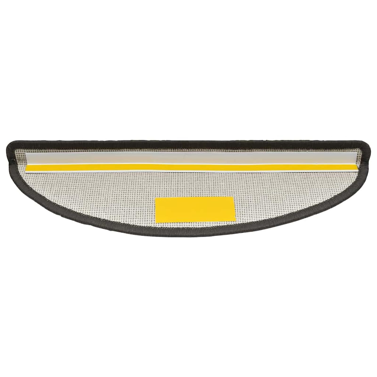 20 tappetini per gradini, antiscivolo, fonoassorbente, in 100% polipropilene trapuntato, colore grigio scuro (56 x 17 x 3 cm), lavabili e pieghevoli, con nastro biadesivo, per interni