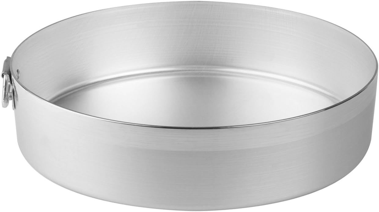 Pentole Agnelli Family Cooking Aluminium Cylindrical Cake Mould with Ring, Diameter 30 Cm, Silver, One Size
