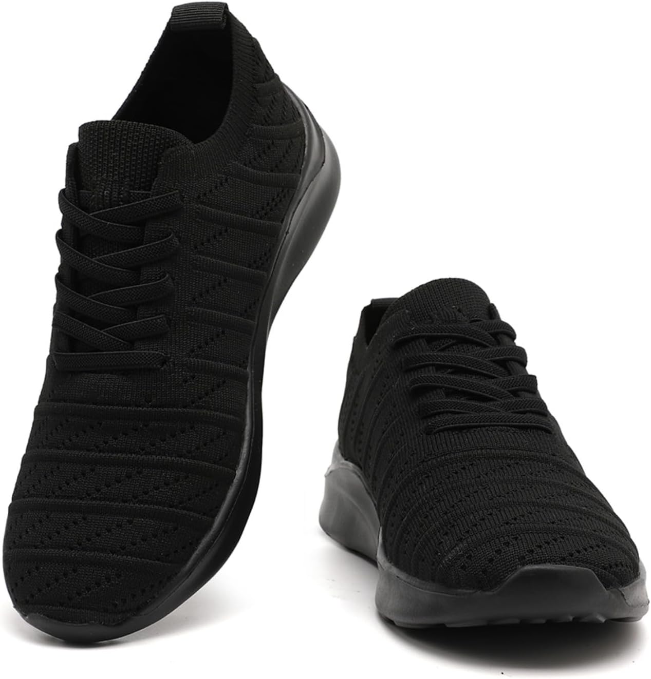 Womens Shoes Tennis Shoes Slip on Running Shoes Size 7 Non Slip Athletic Casual Sports Beige 38 - Image 6