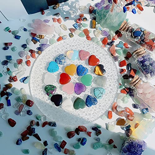 XIANNVXI 20 Pcs Healing Crystals and Gemstones Heart Assorted Crystals Set Gemstones Bulk,Crystal Gifts Small Gifts for Women,Stones Crystals for Beginnners Mindfulness Gifts Wellbeing Gifts - Image 4