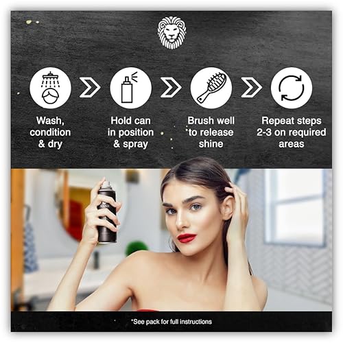 Miniatura 9 de MANE Espray engrosante para el cabello y corrector de raíces, 6.76 onzas (marrón medio)