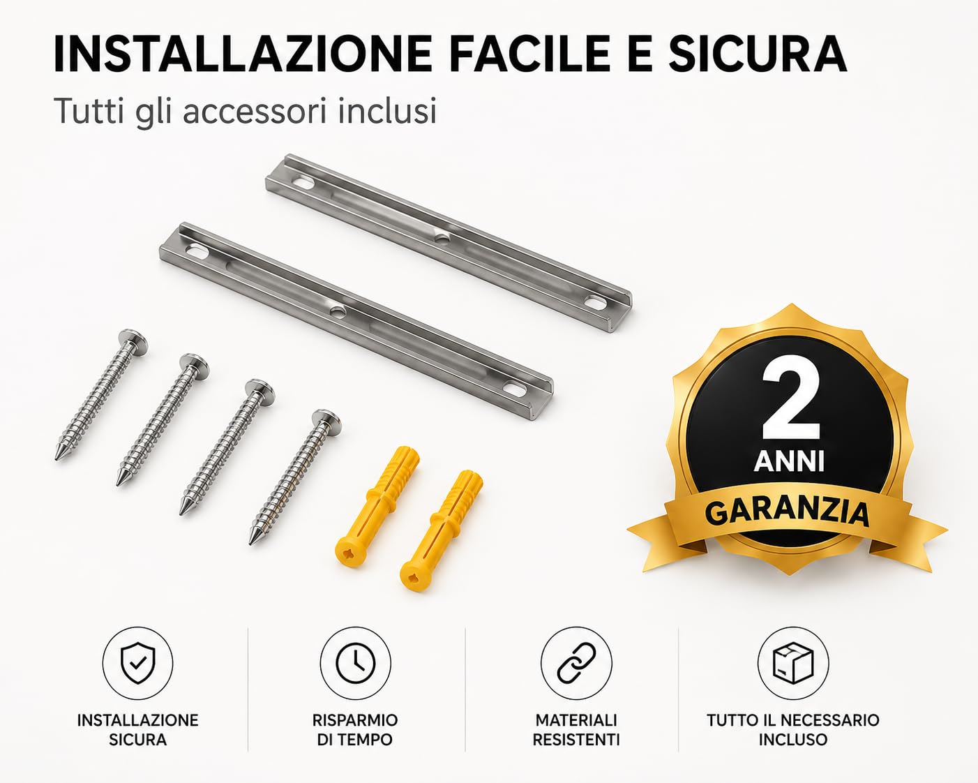 UNIVERSO Plafoniera LED Moderna 60W CCT Dimmerabile con Telecomando, Lampada da Soffitto Rotonda 3000K-6500K 4800LM in Metallo e Acrilico Bianca per Soggiorno Camera Cucina Ufficio – C24-3C