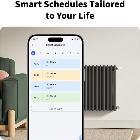 Aqara Smart Radiator Thermostat W600, Matter, Thread/Zigbee