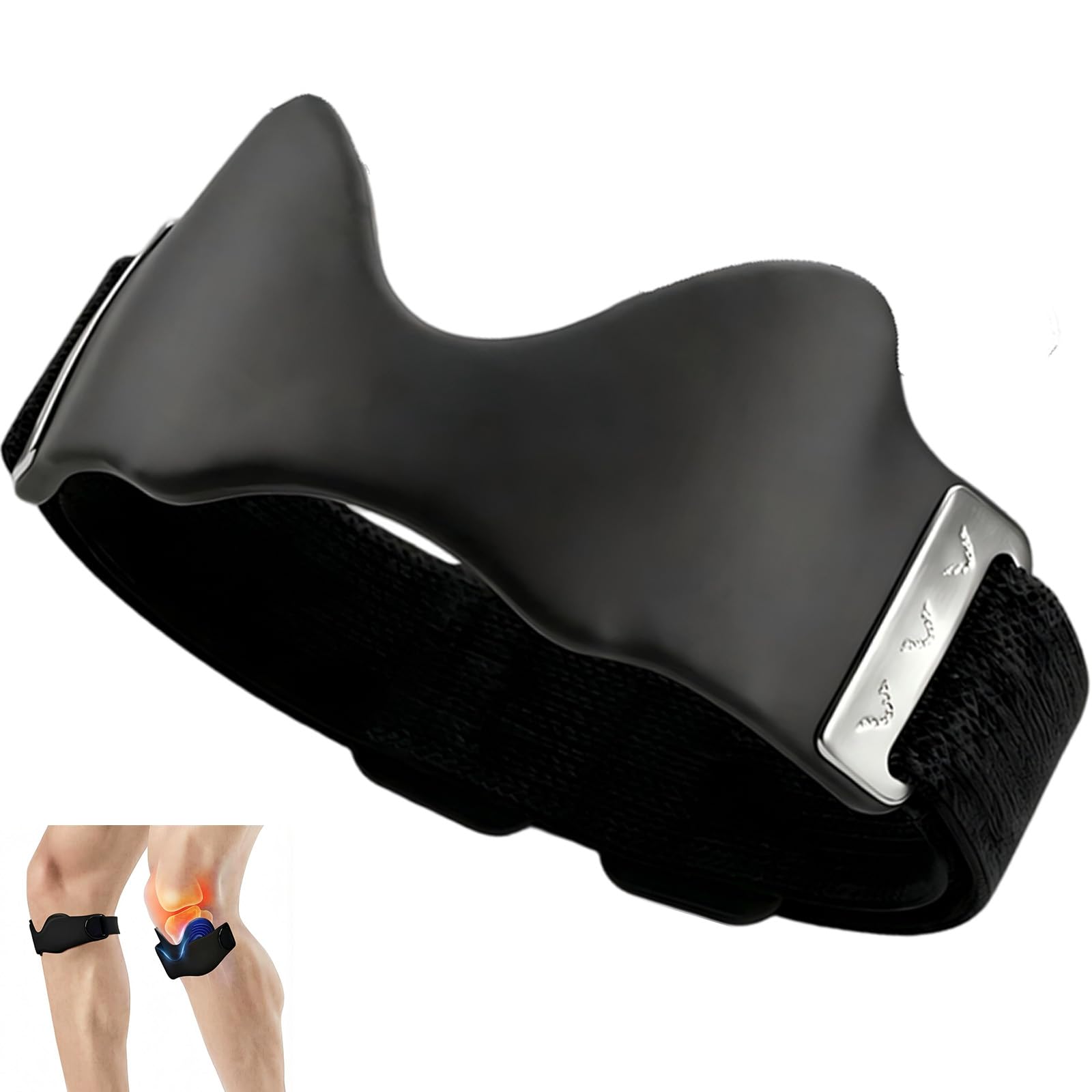 TamMpico Patellar Knee Strap, Adjustable Breathable Support for Sports