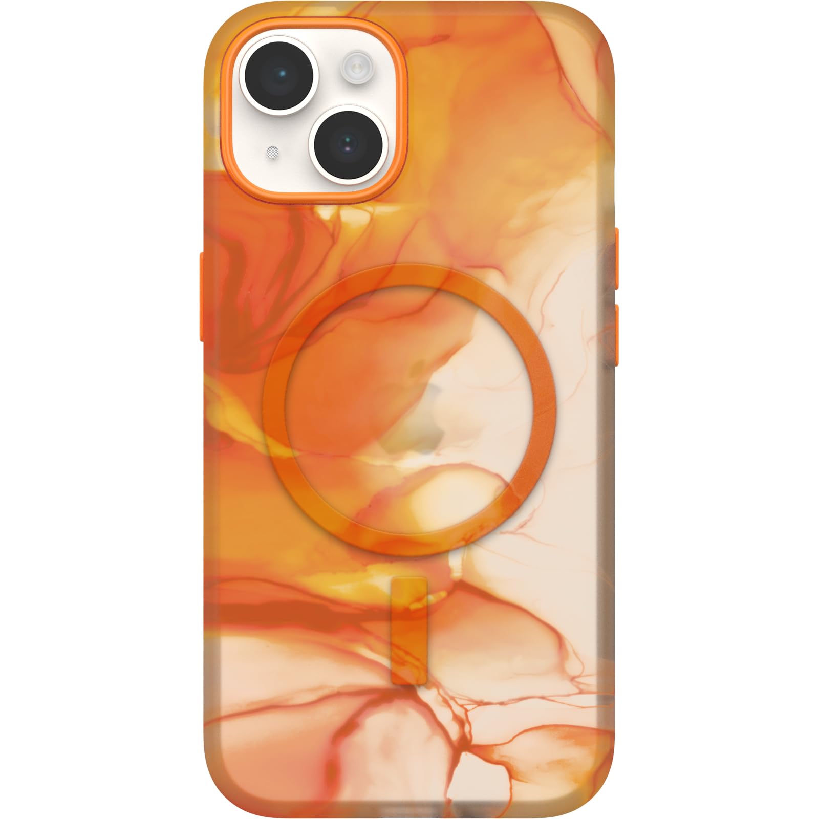 Cover per iPhone 14 OtterBox Slim & Sturdy con MagSafe, resistente a shock e cadute; cover ultrasottile, protettiva, leggera, testata a norme anti caduta MIL-STD 810G, Arancia