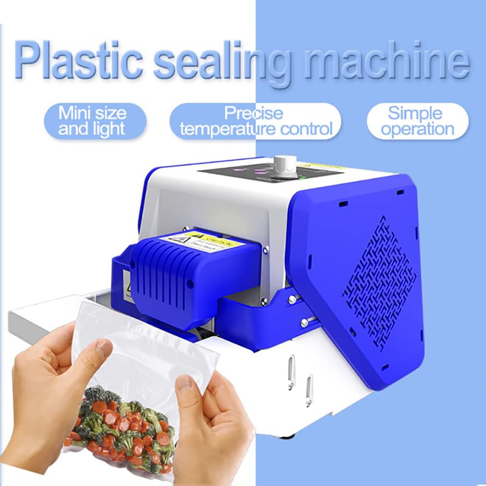 Selladora Térmica Automática De Bolsas De Plástico De 300 W, Selladora De Banda Continua, Envasadora Automática De Alimentos De 5 M/Min, Selladora Industrial