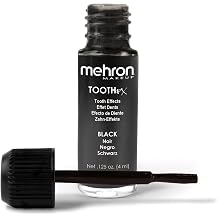 Mehron Makeup Tooth FX - BLACK, Temporary Special FX Tooth Paint