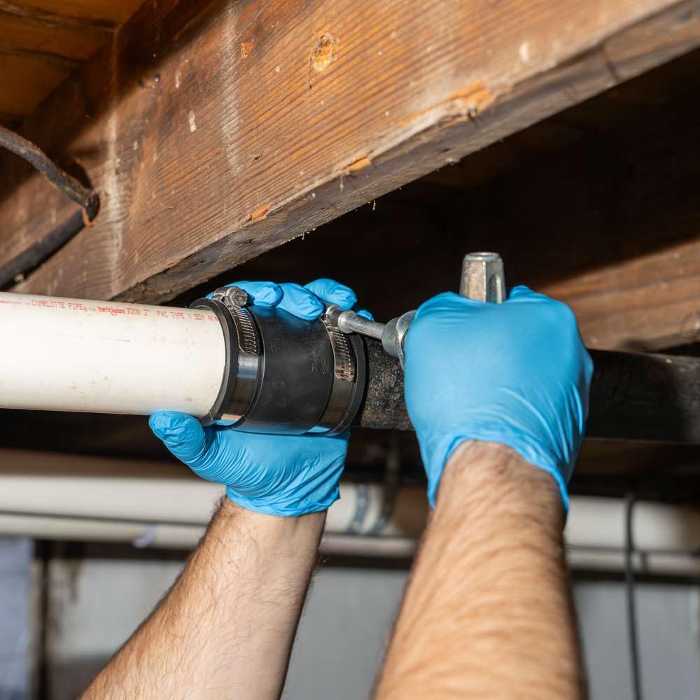 Fernco 3" Pipe Coupling - Easy Install -6