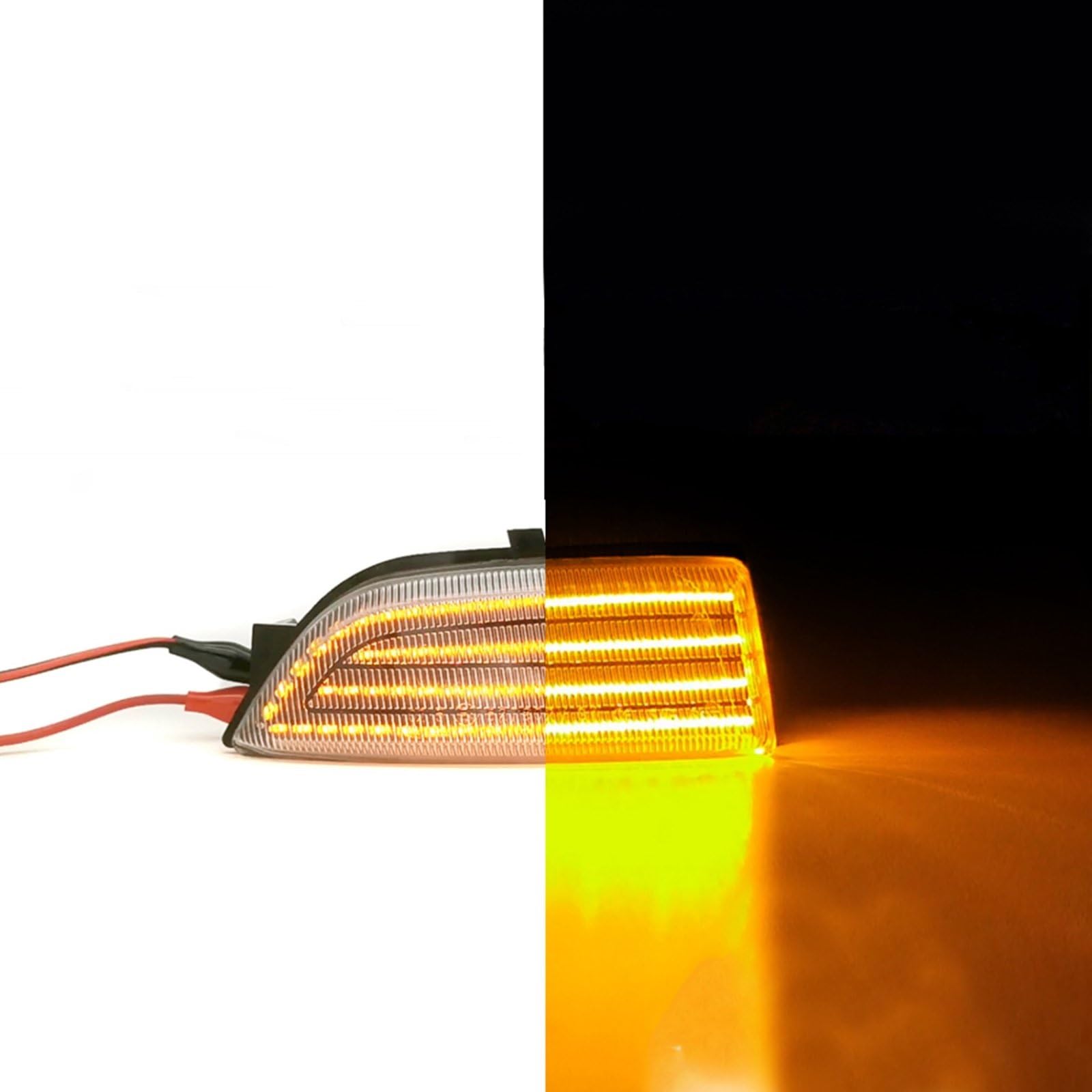 Frecce Laterale Luce Compatibile con Ford per Everest 2015 2016 2017 2018 2019 1 Coppia di Indicatori di Direzione Dinamici per Specchietti Retrovisori per Auto Lampeggianti