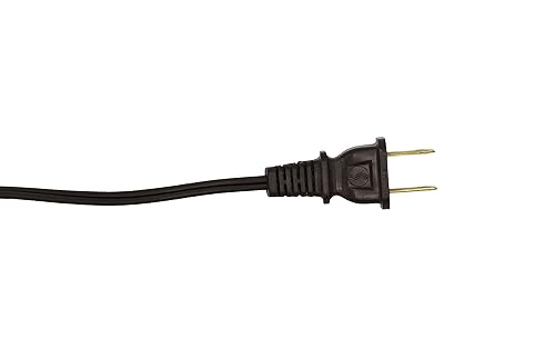 Miniatura 3 de Creative Hobbies Cable de lámpara marrón, 8 pies de largo, pieza de reparación de cable de lámpara de repuesto, cable 182 SPT-1, certificación UL (5)