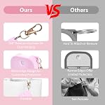 3 Pcs Silicone Case Compatible with Touchland Hand Sanitizer Spray, Hand Sanitizer Travel Size Cover with Keychain