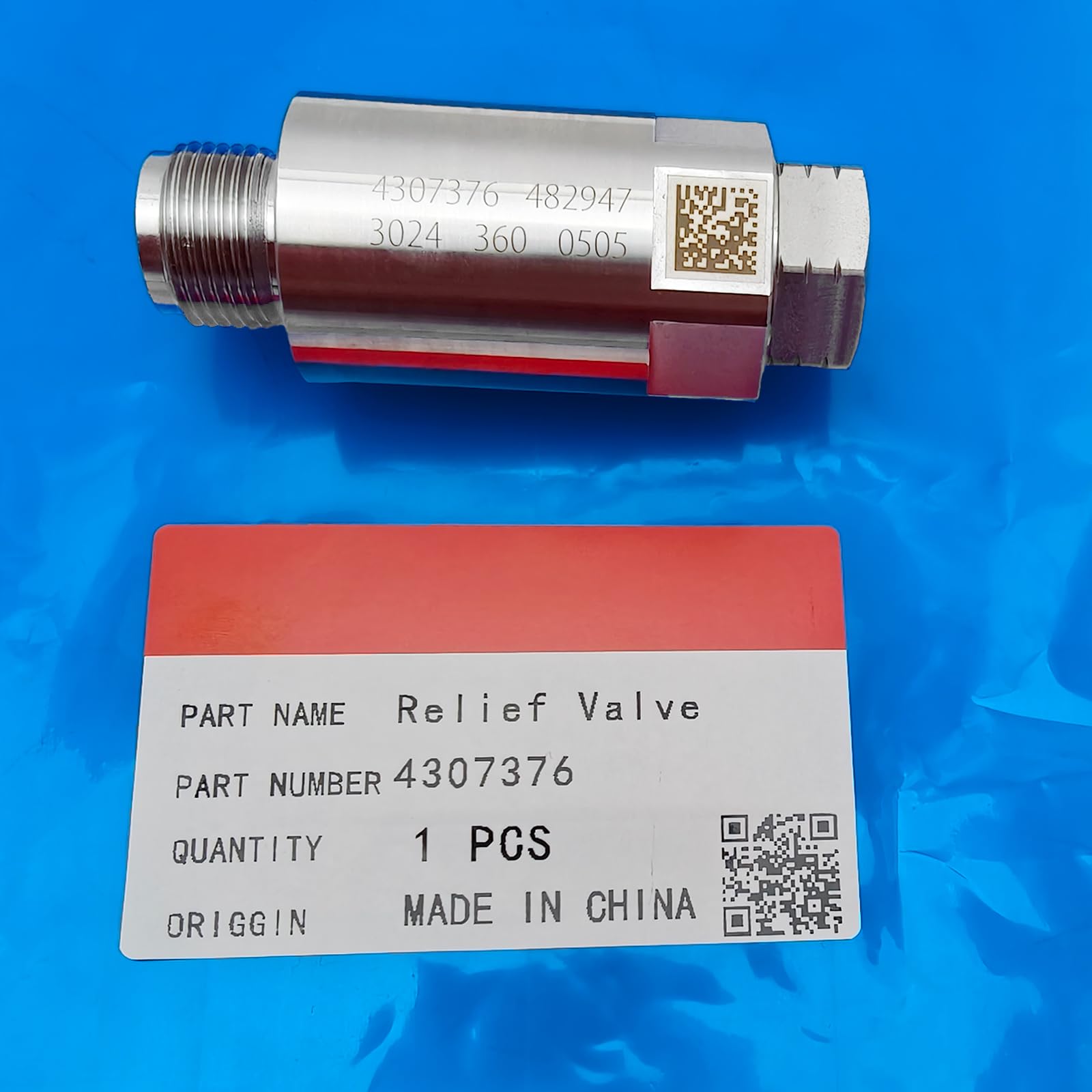 Amazon.com: 4307376 Diesel fuel Pressure Relief Valve Compatible