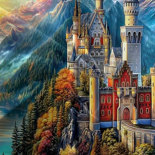 Housse de couette zippée Neuschwanstein finie la couette qui glisse - 7