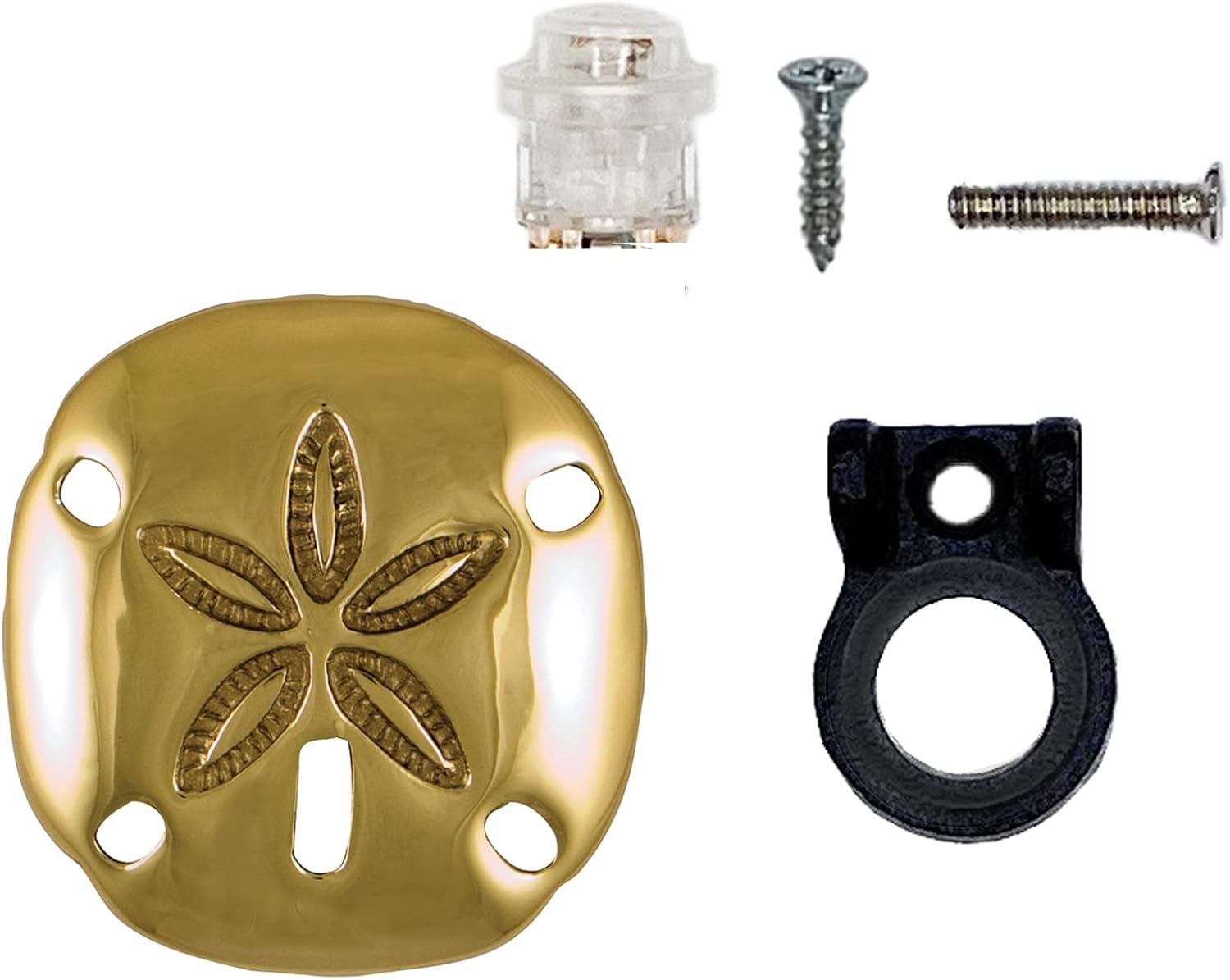 Sand Dollar Doorbell Ringer - Brass,