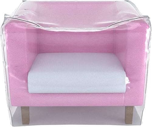 STARTWO Funda de sofá de plástico para mascotas, funda de sofá resistente a arañazos para protección contra garras de gatos y perros, fundas de