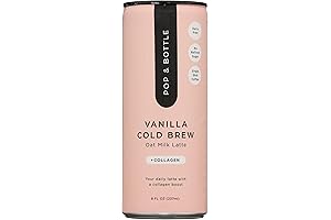 POP+BOTTLE Vanilla Oat Milk Latte with Collagen