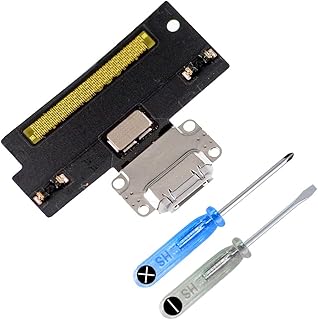 MMOBIEL Dock Connector Compatible with iPad Pro (10.5-inch) 2017 - Charging Port Flex Cable - Headphone Port/Microphone/Antenna Replacement - Incl. Screwdrivers - Black
