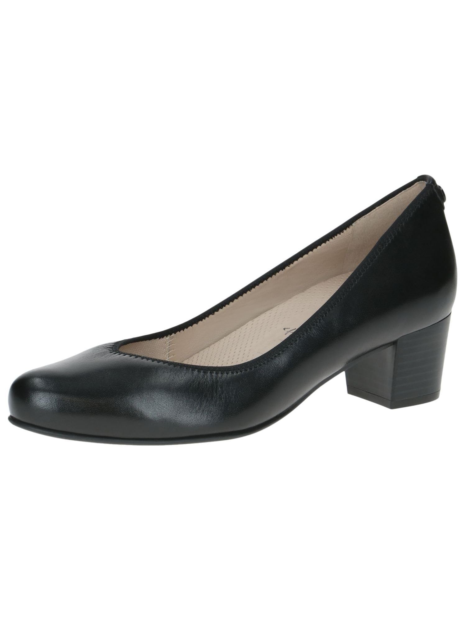 CAPRICE Pumps 9-22308-43 H-Width, Black (Black Nappa), 5 UK