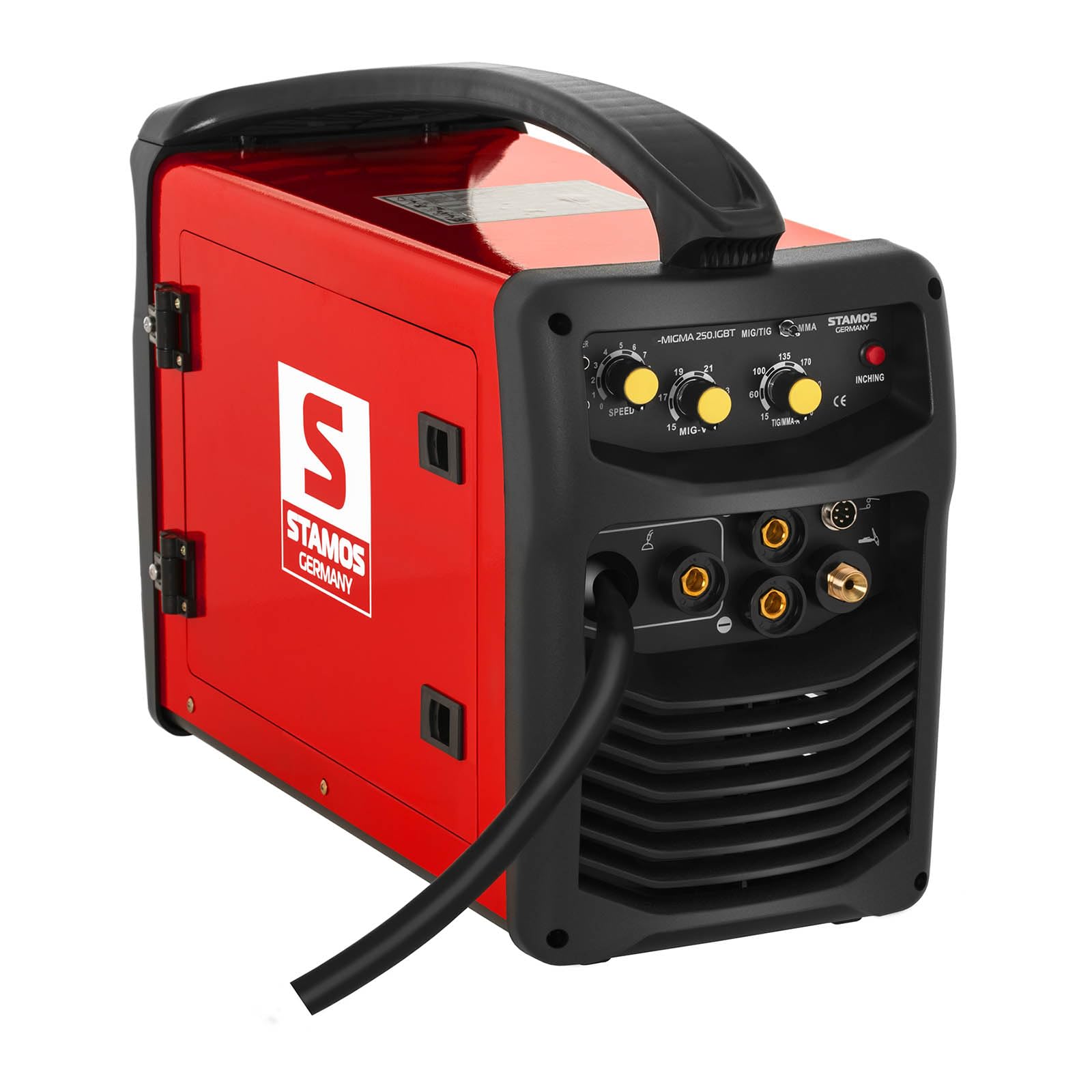 Stamos Germany - S-MIGMA 250.IGBT - Equipo de soldar multiproceso - 250 A - 230 V - FCAW