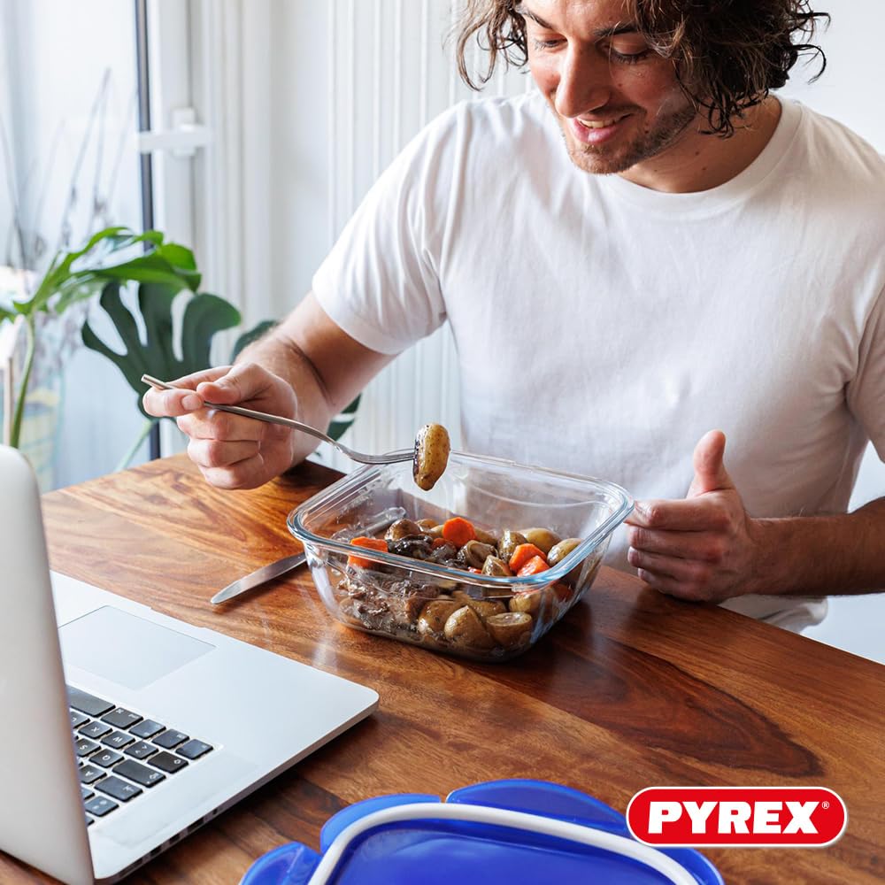 Pyrex Cook&Go Set di Contenitori, Forme Misto, 7 unità