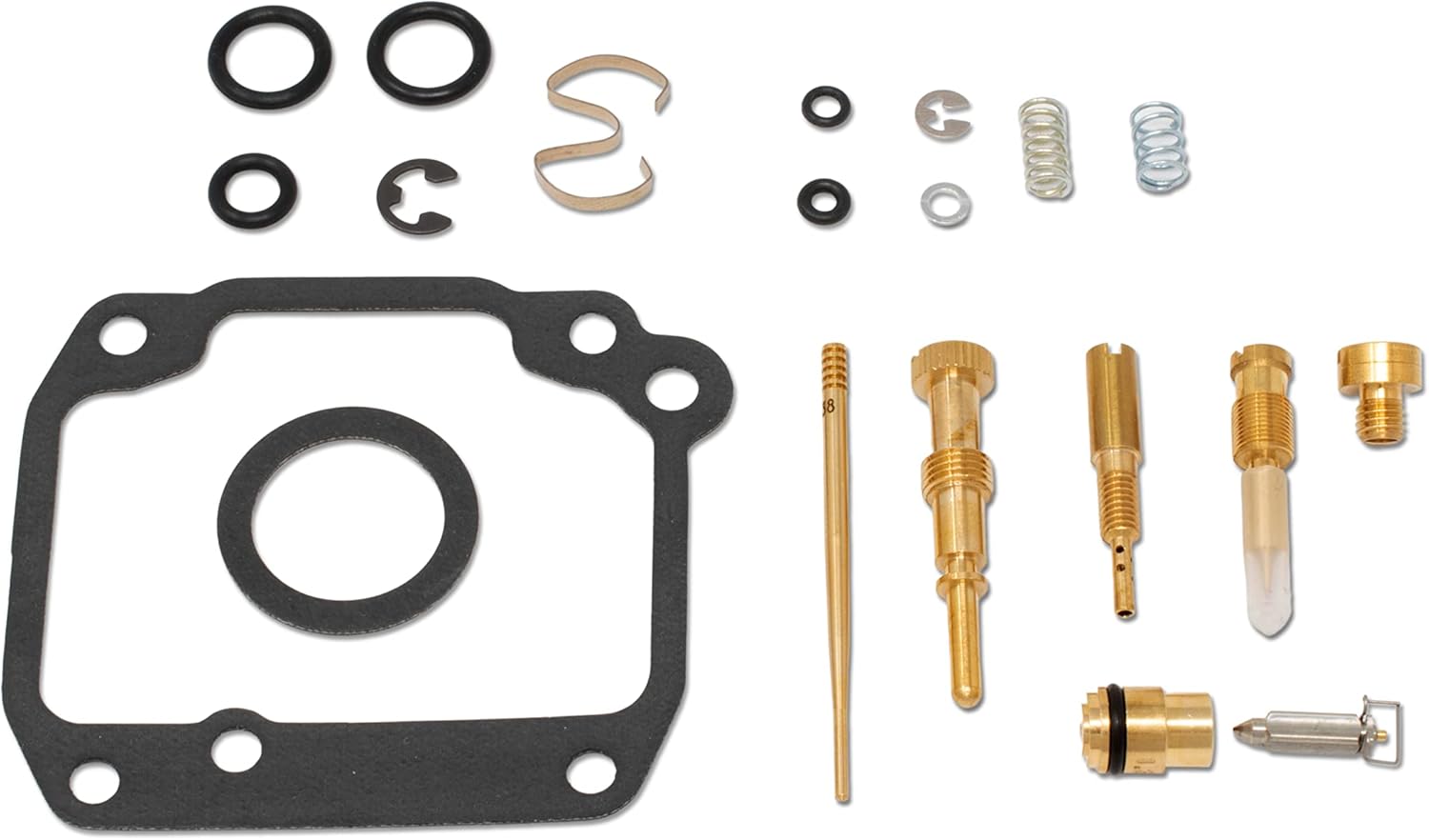 0101-155 Carburetor Rebuild Repair Parts Kit Compatible with Suzuki 83-86 ALT125, 83-87 LT125 Quadrunner