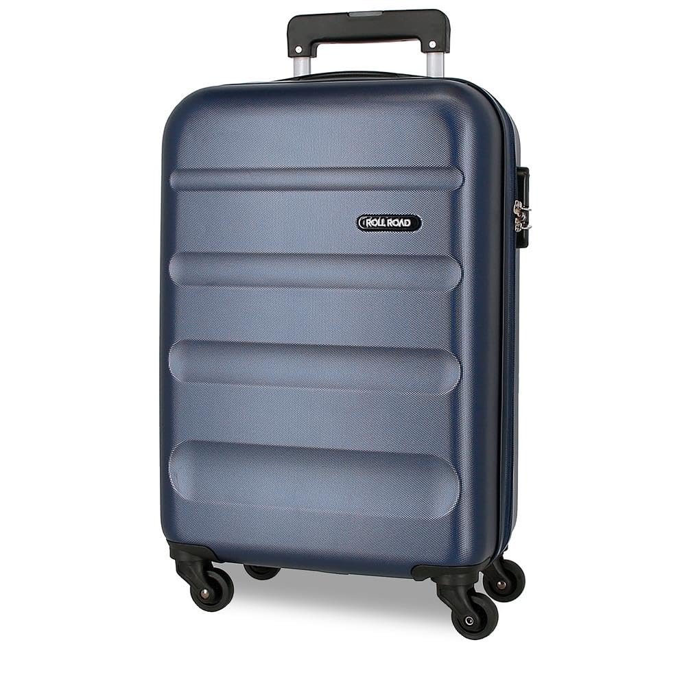 Roll Road Flex Maleta de Cabina Azul 35x55x20 cms Equipaje Mano Air Europa Rígida ABS Cierre de combinación Lateral 33L 2,​78 kgs 4 Ruedas Dobles