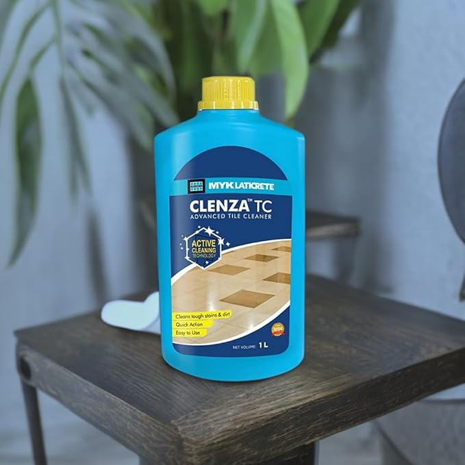 Powerful Tile & Bathroom Cleaner: MYK LATICRETE Clenza TC | MYK LATICRETE Clenza TC Tile Cleaner & Bathroom tiles cleaner 1 Liter(1-BTL)