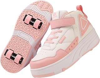 Zapatillas con Ruedas para NiñOs,Zapatillas Ruedas,Zapatillas Deportivas con Ruedas,Transpirable,Retirablecon 4 Ruedas,Regalo De CumpleañOs para NiñOs
