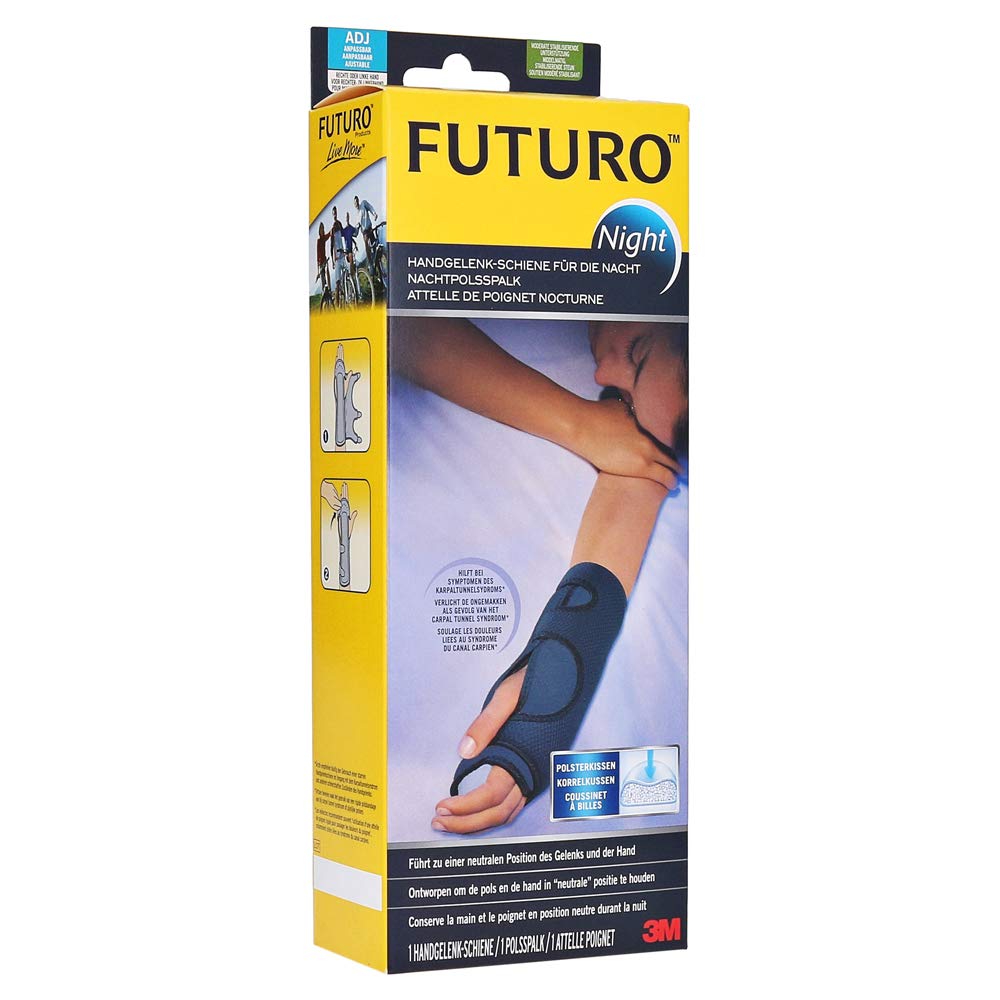FUTURO Night FUT48462 Wrist Splint Universal Size / Can be Worn on Both Wrists by Futuro